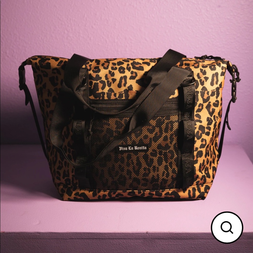 Viva la Bonita leopard tote